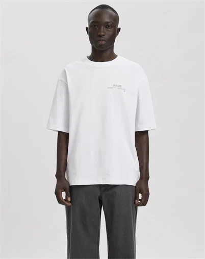ANNARR - ANROkholm Logo T-Shirt - Brilliant White
